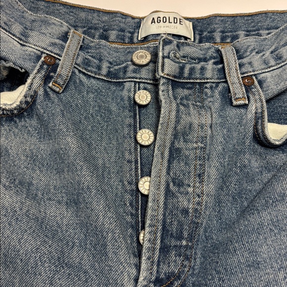 AGOLDE Riley High Rise Straight Crop - Picture 5 of 5